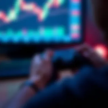 Engaging graphics depicting gaming in the crypto world